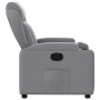 Sillón reclinable de tela gris claro en Sillones | Comprar online en Foru.es