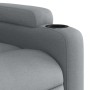 Sillón reclinable de tela gris claro en Sillones | Comprar online en Foru.es