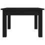 Couchtisch aus massivem schwarzem Kiefernholz, 45 x 45 x 30 cm von vidaXL, Couchtisch - Ref: Foro24-814228, Preis: 40,24 €, R...