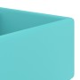 Lavabo cuadrado rebosadero cerámica verde claro mate 41x41 cm de vidaXL, Lavabos - Ref: Foro24-146947, Precio: 75,26 €, Descu...