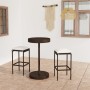 Set de bar de jardín 3 piezas y cojines ratán sintético marrón en Conjuntos de jardín | Comprar online en Foru.es