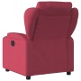 Sillón reclinable de tela rojo tinto en Sillones | Comprar online en Foru.es