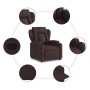 Sillón reclinable de tela marrón oscuro en Sillones | Comprar online en Foru.es