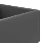 Luxuriöses quadratisches Waschbecken dunkelgrauer Keramiküberlauf 41x41 cm von vidaXL, Sinkt - Ref: Foro24-146950, Preis: 84,...