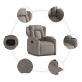 Sillón reclinable de tela gris taupe en Sillones | Comprar online en Foru.es