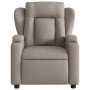 Sillón reclinable de tela gris taupe en Sillones | Comprar online en Foru.es