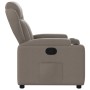 Sillón reclinable de tela gris taupe en Sillones | Comprar online en Foru.es