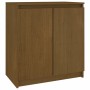 Armario auxiliar madera maciza de pino marrón miel 60x36x65 cm de vidaXL, Aparadores - Ref: Foro24-808101, Precio: 90,80 €, D...