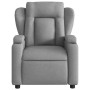 Sillón reclinable de masaje de tela gris claro en Sillones | Comprar online en Foru.es