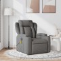 Sillón de masaje reclinable de tela gris oscuro en Sillones | Comprar online en Foru.es