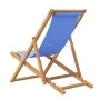 Silla de jardín de teca azul 56x105x96 cm de vidaXL, Sillas de jardín - Ref: Foro24-43803, Precio: 74,03 €, Descuento: %