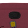 Sillón de masaje reclinable de tela color vino tinto en Sillones | Comprar online en Foru.es