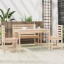 Juego de comedor de jardín 4 piezas madera maciza de pino de vidaXL, Conjuntos de jardín - Ref: Foro24-3154689, Precio: 256,8...