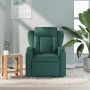 Sillón de masaje reclinable de tela verde oscuro en Sillones | Comprar online en Foru.es
