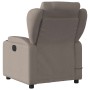 Sillón reclinable de masaje de tela color topo en Sillones | Comprar online en Foru.es