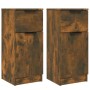 Aparadores 2 uds madera contrachapada roble ahumado 30x30x70 cm de vidaXL, Aparadores - Ref: Foro24-817001, Precio: 78,78 €, ...