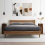 Aparadores 2 uds madera contrachapada roble ahumado 30x30x70 cm de vidaXL, Aparadores - Ref: Foro24-817001, Precio: 78,78 €, ...