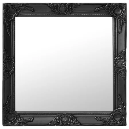 Espejo de pared estilo barroco negro 60x60 cm de vidaXL, Espejos - Ref: Foro24-320335, Precio: 69,67 €, Descuento: %
