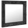 Espejo de pared estilo barroco negro 60x60 cm de vidaXL, Espejos - Ref: Foro24-320335, Precio: 69,67 €, Descuento: %