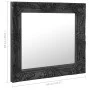 Espejo de pared estilo barroco negro 60x60 cm de vidaXL, Espejos - Ref: Foro24-320335, Precio: 69,67 €, Descuento: %