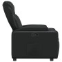 Sillón reclinable de piel sintética negra en Sillones | Comprar online en Foru.es