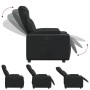 Sillón reclinable de piel sintética negra en Sillones | Comprar online en Foru.es
