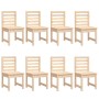 Juego de comedor de jardín 11 piezas madera maciza de pino de vidaXL, Conjuntos de jardín - Ref: Foro24-3154719, Precio: 667,...