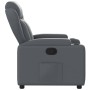 Sillón reclinable de cuero sintético gris en Sillones | Comprar online en Foru.es