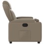 Sillón reclinable de cuero sintético color capuchino en Sillones | Comprar online en Foru.es