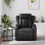 Sillón de masaje reclinable cuero sintético negro en Sillones | Comprar online en Foru.es