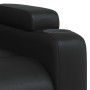 Sillón de masaje reclinable cuero sintético negro en Sillones | Comprar online en Foru.es