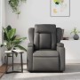 Sillón de masaje reclinable cuero sintético gris en Sillones | Comprar online en Foru.es