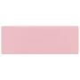 Lavabo lujoso cuadrado rebosadero cerámica rosa mate 41x41 cm by vidaXL, Sinks - Ref: Foro24-146944, Price: 96,22 €, Discount: %