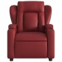 Sillón de masaje reclinable cuero sintético rojo tinto en Sillones | Comprar online en Foru.es