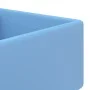 Matte light blue ceramic square overflow sink 41x41 cm by vidaXL, Sinks - Ref: Foro24-146945, Price: 79,06 €, Discount: %