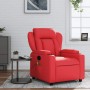 Sillón de masaje reclinable cuero sintético rojo en Sillones | Comprar online en Foru.es