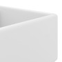 Lavabo cuadrado rebosadero cerámica blanco mate 41x41 cm de vidaXL, Lavabos - Ref: Foro24-146943, Precio: 102,03 €, Descuento: %
