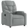Sillón reclinable de tela gris claro en Sillones | Comprar online en Foru.es
