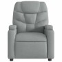 Sillón reclinable de tela gris claro en Sillones | Comprar online en Foru.es