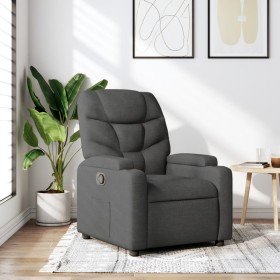 Sillón reclinable de tela gris oscuro en Sillones | Comprar online en Foru.es