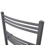 Radiador toallero de baño curvo gris 480x480 mm de vidaXL, Radiadores - Ref: Foro24-141896, Precio: 57,64 €, Descuento: %