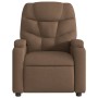 Sillón reclinable de tela marrón en Sillones | Comprar online en Foru.es