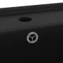 Lavabo lujoso cuadrado rebosadero cerámica negro mate 41x41 cm de vidaXL, Lavabos - Ref: Foro24-146953, Precio: 85,66 €, Desc...