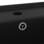 Lavabo lujoso cuadrado rebosadero cerámica negro mate 41x41 cm de vidaXL, Lavabos - Ref: Foro24-146953, Precio: 87,05 €, Desc...