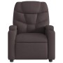 Sillón reclinable de tela marrón oscuro en Sillones | Comprar online en Foru.es