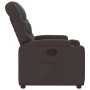 Sillón reclinable de tela marrón oscuro en Sillones | Comprar online en Foru.es
