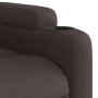 Sillón reclinable de tela marrón oscuro en Sillones | Comprar online en Foru.es