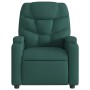 Sillón reclinable de tela verde oscuro en Sillones | Comprar online en Foru.es