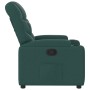 Sillón reclinable de tela verde oscuro en Sillones | Comprar online en Foru.es