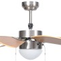 Ventilador de techo con lámpara marrón claro 76 cm de vidaXL, Ventiladores de techo - Ref: Foro24-51489, Precio: 114,84 €, De...